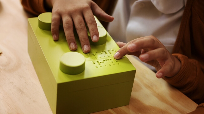 LEGO-Style Braille Bricks Help Visually Impaired Children Learn to Read