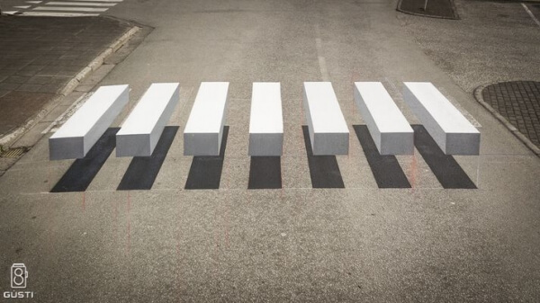 VIDEO] This clever optical illusionary zebra crossing aims to slow 