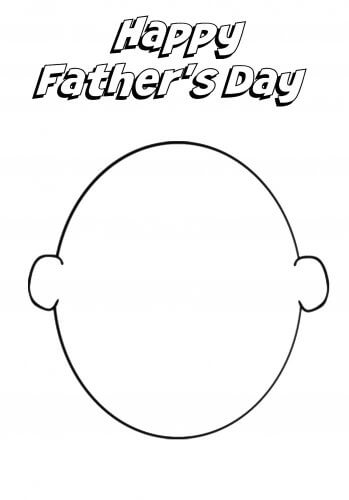 Father’s Day Cards to Print and Colour